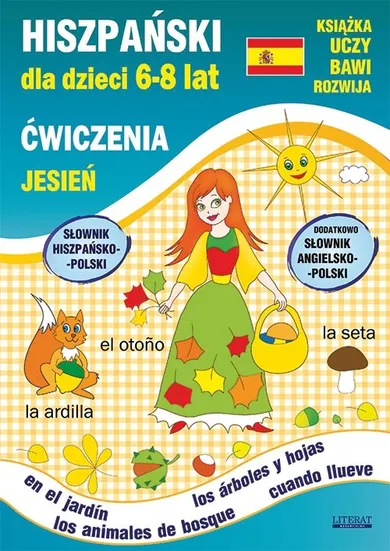 Hiszpański dla dzieci 6-8 lat. Ćwiczenia. Jesień