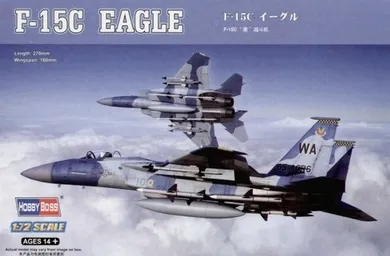 Hobby Boss, F-15C Eagle, model do sklejania, 1:72