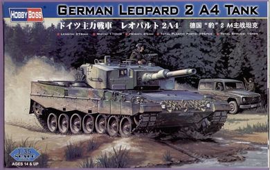 Hobby Boss, German Leopard 2 A4 Tank, model do sklejania, 1:35