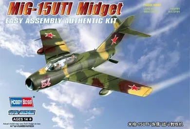 Hobby Boss, MiG-15UTI Midget, model do sklejania, 1:72