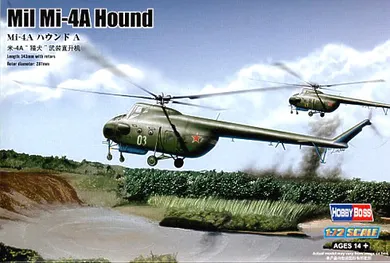 Hobby Boss, Mil Mi-4A Hound A, model do sklejania, 1:72