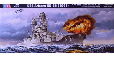 Hobby Boss, USS Arizona BB-39 1941, model do sklejania, 1:700