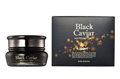 Holika Holika, Black Caviar Anti-Wrinkle Cream, przeciwzmarszczkowy krem z czarnym kawiorem, 50 ml