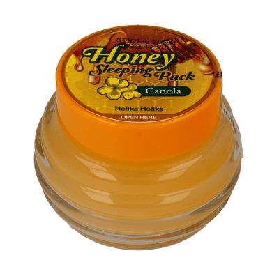 Holika Holika, Honey Sleeping Pack, Canola, maseczkakojąca na noc, 90 ml