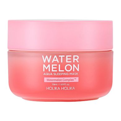 Holika Holika, Watermelon Aqua Sleeping Mask, całonocna maseczka do twarzy, 50 ml