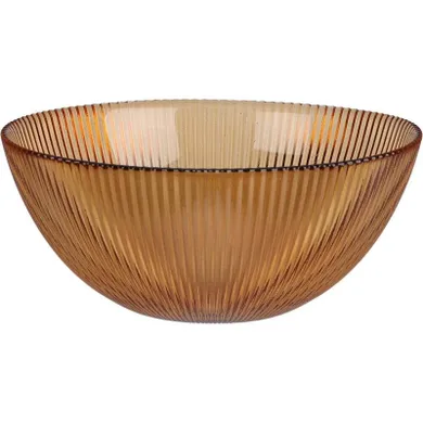 Home Styling Collection, Amber, prążkowana miska, średnica 15 cm