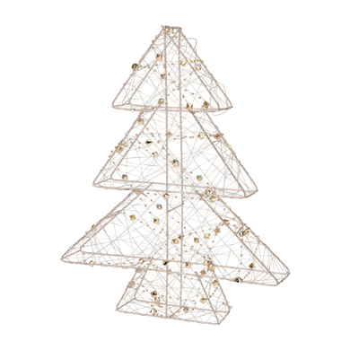 Home Styling Collection, choinka, figurka druciana z LED, 40 cm