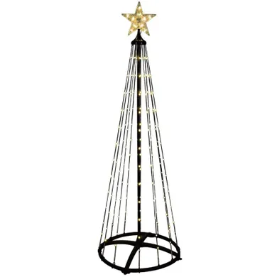Home Styling Collection, choinka świecąca, zewnętrzna, stożek, 550 LED, 300 cm