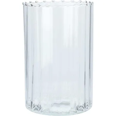 Home Styling Collection, cylindryczny wazon szklany, średnica 18-28 cm