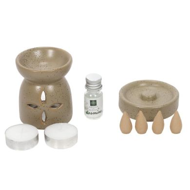 Home Styling Collection, Hapo, kominek zapachowy + kadzidła, 9 elementów