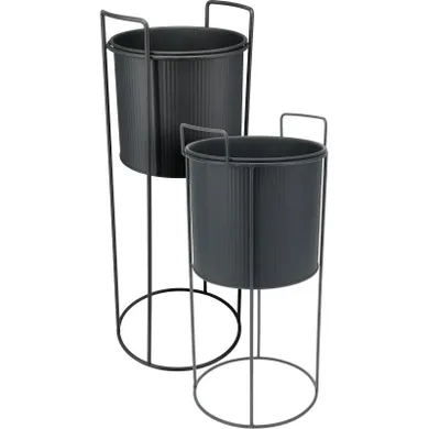 Home Styling Collection, Idem, kwietniki metalowe, 2 szt.