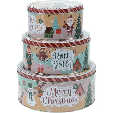 Home Styling Collection, Joujou, puszki na ciastka, 3 szt.