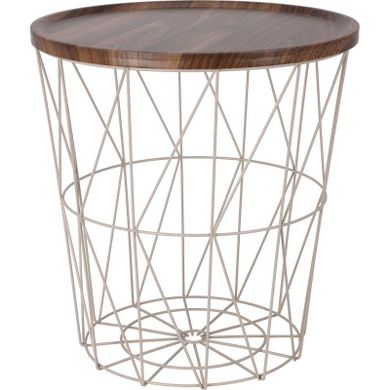 Home Styling Collection, Koszem, stolik pomocniczy z koszem, 37-39 cm