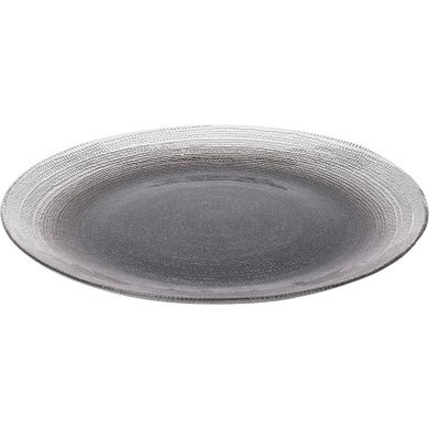 Home Styling Collection, Lakris, szklany talerz płaski, średnica 32 cm