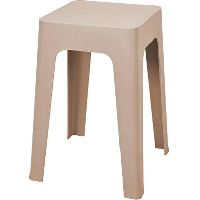 Home Styling Collection, lekki taboret z tworzywa sztucznego, 33-33-47 cm