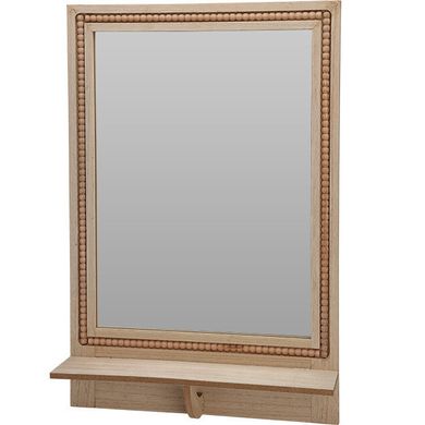 Home Styling Collection, lustro ścienne z półką, 40-60 cm