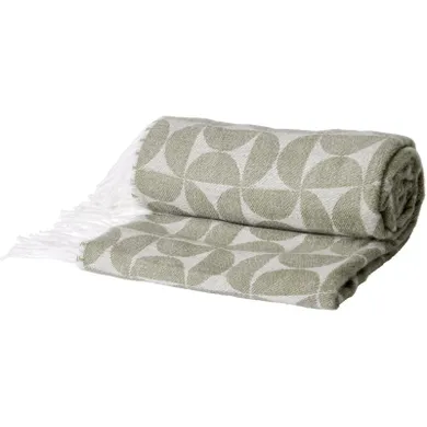 Home Styling Collection, Myk, koc żakardowy z frędzlami, 130-160 cm