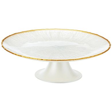 Home Styling Collection, patera na tort, na nóżce, szklana, 21 cm