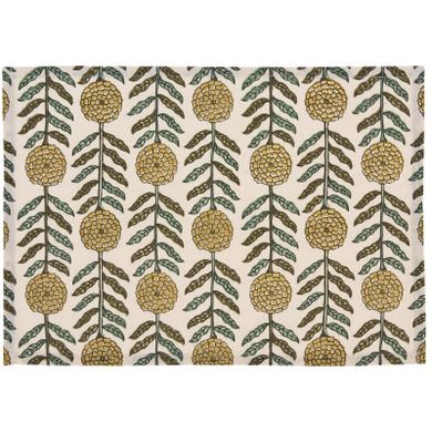 Home Styling Collection, podkładka pod talerz, bawełniana, kwiaty, 45-30 cm