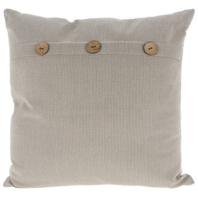 Home Styling Collection, poduszka dekoracyjna z dużymi guzikami, 45-45 cm