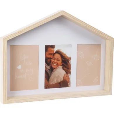 Home Styling Collection, ramka na zdjęcia w kształcie domku, 37-40-27 cm