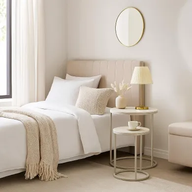 Home Styling Collection, Seli, zestaw stolików kawowych okrągłych, 2 sztuki