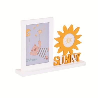 Home Styling Collection, stojąca ramka z dekoracją, 25,5-5-18,5 cm