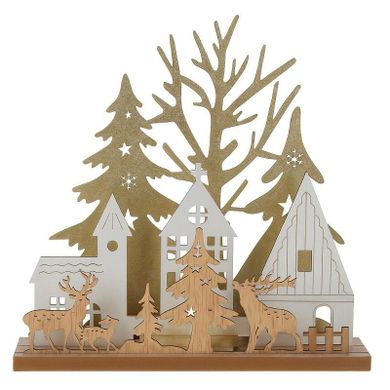 Home Styling Collection, świąteczna lampa stołowa, LED, 20 cm