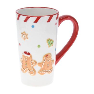 Home Styling Collection, świąteczny kubek, 15 cm, GingerBread