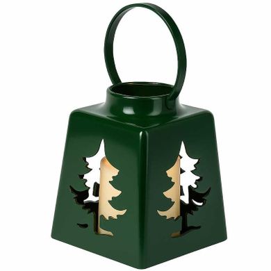 Home Styling Collection, świąteczny lampion ze świecą LED, 14 cm