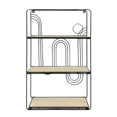 Home Styling Collection, szafka wisząca, 3 piętra, metalowa, 35-12-55 cm