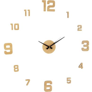 Home Styling Collection, Teti, zegar ścienny 3D, do przyklejania
