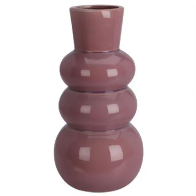 Home Styling Collection, wazon ceramiczny w bąbelkowym kształcie, 29,5-14 cm