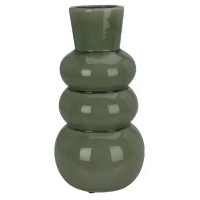 Home Styling Collection, wazon ceramiczny w bąbelkowym kształcie, 29,5-14 cm
