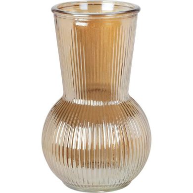 Home Styling, Collection, wazon szklany ryflowany, 20 cm