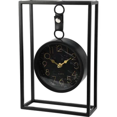 Home Styling Collection, wiszący zegar na metalowym stelażu, 21-31 cm