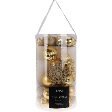 Home Styling Collection, zestaw ozdób świątecznych, 57 szt.