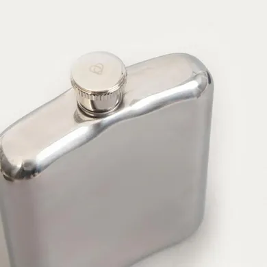 Homla, Alcole Flask, piersiówka, srebrna, 0,2l