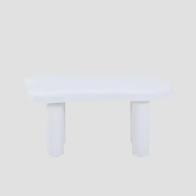 Homla, Alto, stolik kawowy, lakierowany, biały, 100-60-45 cm