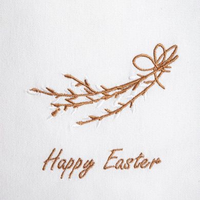 Homla, Amenti, poszewka, bawełniana z haftem, 45-45 cm