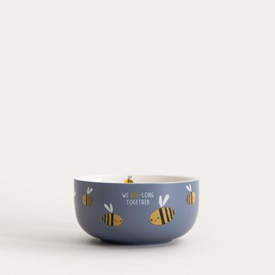 Homla, Annbee, miska, z pszczołą granatowa, 13 cm