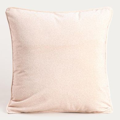 Homla, Armadale, poszewka, ecru z lamówką, 45-45 cm