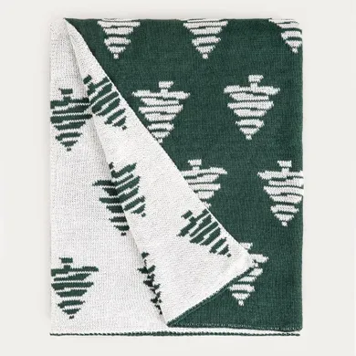 Homla, Arnin, koc, zielony w choinki, 150-200 cm