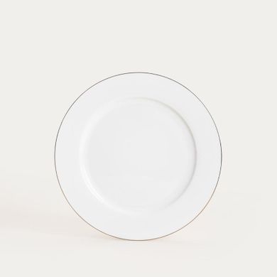 Homla, Auroo, talerz, obiadowy ze złotą obwódką, 26 cm