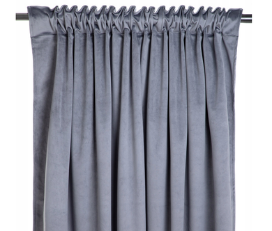 Homla, B2 Zienna Essentials, zasłona zaciemniająca, welwetowa, ciemnoszara