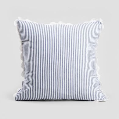 Homla, Baroso, poszewka, z ozdobną białą lamówką, 45-45 cm