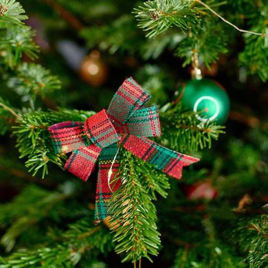 Homla, Bowe, kokarda, w kratę, zestaw, 10 cm, 3 szt.