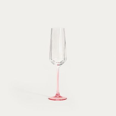 Homla, Brill, kieliszek, na szampana z różową nóżką, 0,27l