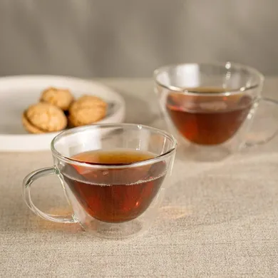 Homla, Cembra, zestaw szklanek z podwójną ścianką, 0,23l, 2 szt., 763366