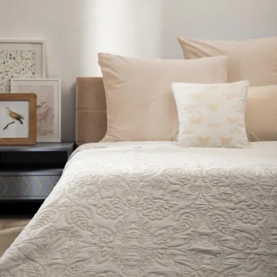 Homla, Cludo, narzuta, mikrofibra z haftem, 200-220 cm, 745638